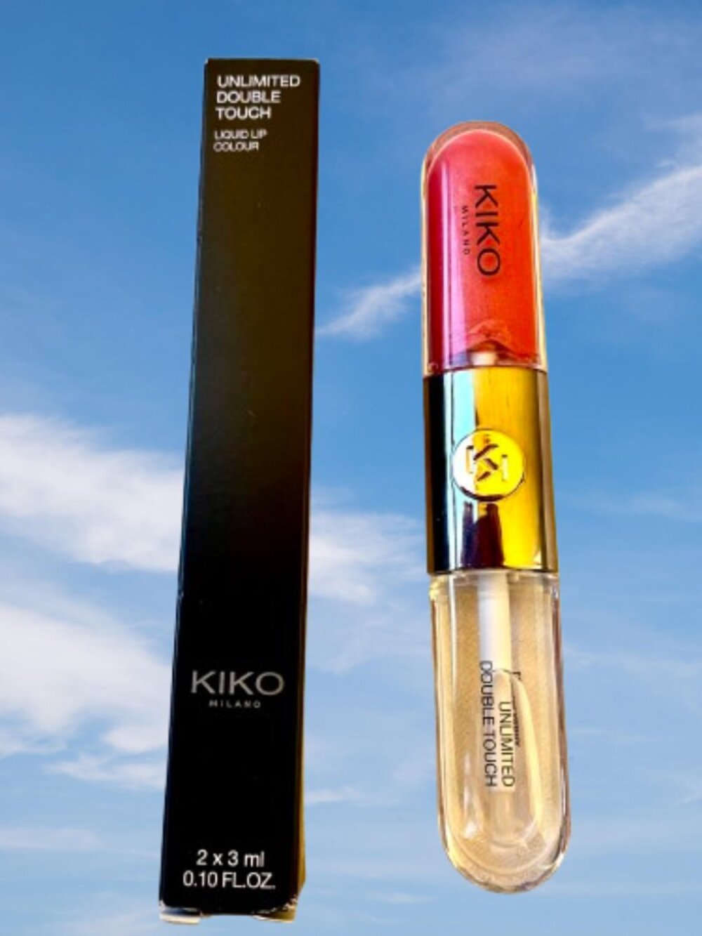 KIKO Milano Unlimited Double Touch Liquid Lipstick 112 Satin Peach Rose NIB